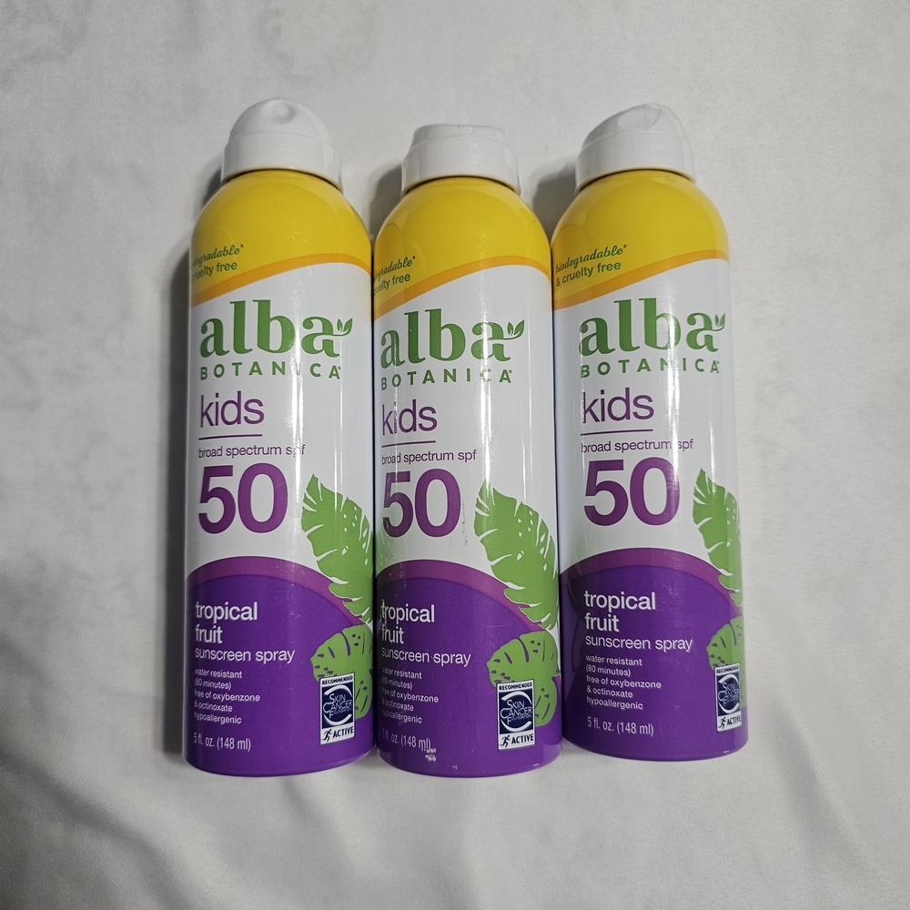 Alba Yellow‎ White Purple Sunscreen Spray Trio